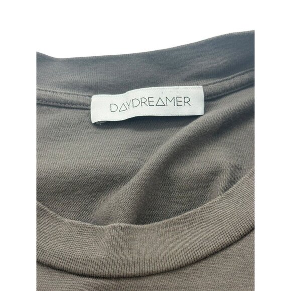 Daydreamer Free People The Doors Rolled Sleeve Graphic T-Shirt Tie-Front Size L - Picture 5 of 8